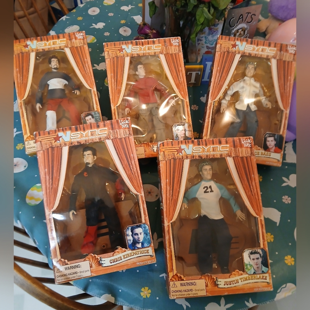 N'Sync Collectible Marionette~ Complete Set